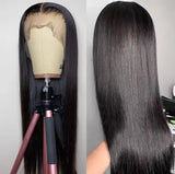 HD Lace Front Wig - Raw Indian Hair, Glueless Full Lace Frontal Wig for Black Women, Natural Look & Comfortable Fit**