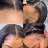 HD Lace Front Wig - Raw Indian Hair, Glueless Full Lace Frontal Wig for Black Women, Natural Look & Comfortable Fit**