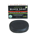 African Cocoa Butter Black Soap – Natural, Hydrating, and Deep Cleansing for Radiant Skin-3.5 OZ